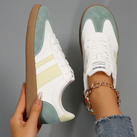 Custom Logo Spring new arrivals breathable lace up sneakers sneakers for women walking style casual sports shoes Custom Logo Spring new arrivals breathable lace up sneakers sneakers for women walking style casual sports shoes